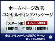 ホームページ改善コンサルティングパッケージ